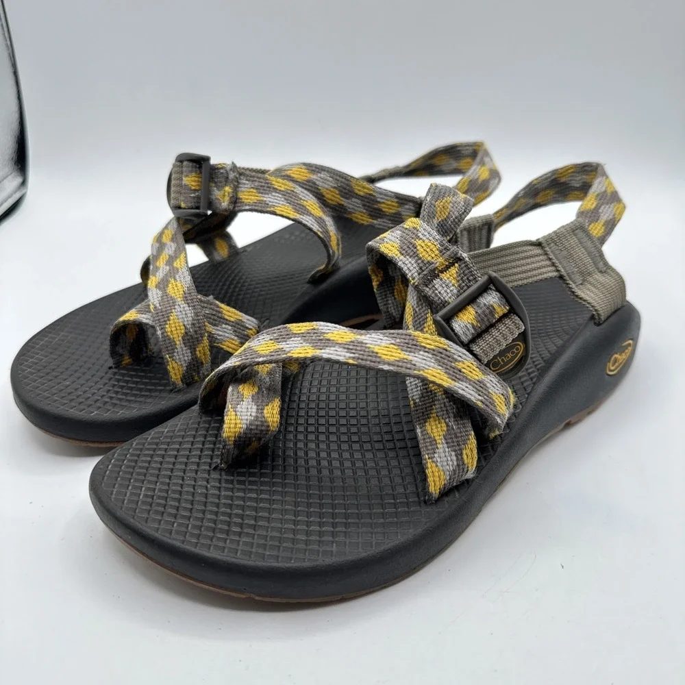 Chaco Sandals Women's Size 8 Classic Quilt‎ Golden Southwestern Aztec Style